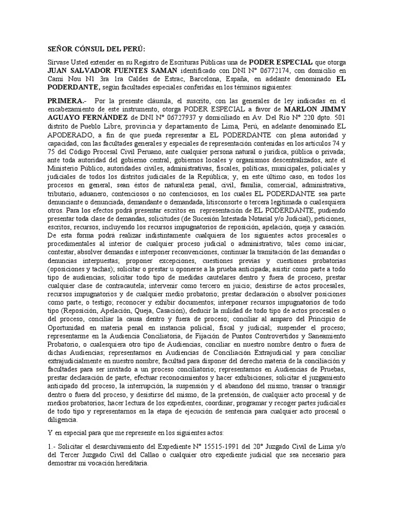 Poder Consular Juan Fuentes Samán | PDF | Gobierno | Separación de poderes