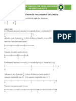 Fracciones Representacion en La Recta