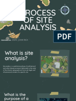 Process of Site Analysis