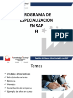 PROGRAMA DE ESPECIALIZACION EN SAP FI-Sesión - 1, 2, 3, 4, 5
