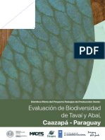 UNDP PY 2020 Componente Biodiversidad Caazapa