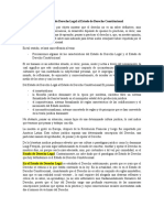 Del Estado de Derecho Legal Al Estado de Derecho Constitucional