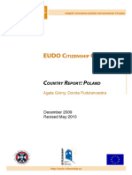 EUDO Citizenship Observatory. Report On Poland