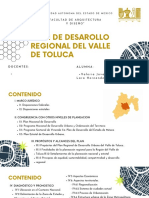 Plan de Desarollo Regional Del Valle de Toluca