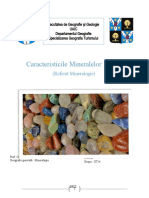 Caracteristicile Mineralelor (Referat Mineralogie)