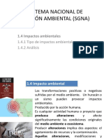 Sistema Nacional de Gestión Ambiental (Sgna) : 1.4 Impactos Ambientales