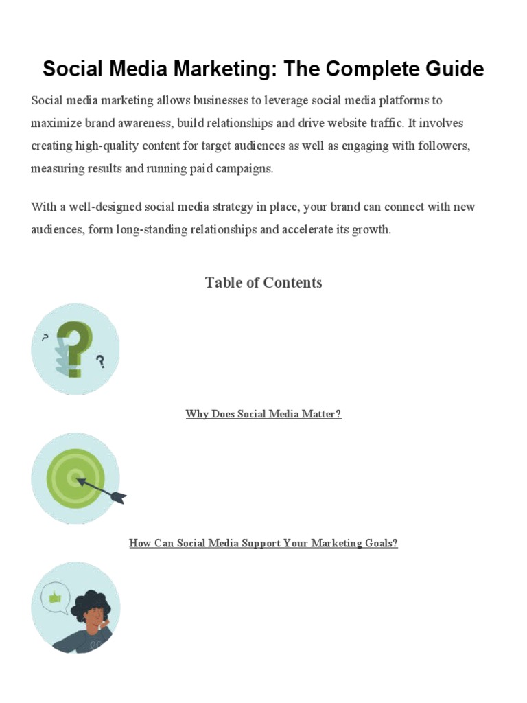 Social Media Marketing | PDF | Social Media Marketing | Social Media