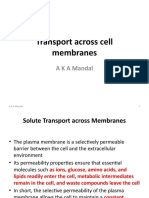 Transport Across Membranes