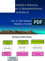 Mokslometrijos Diskursas Socialiniuose Ir Humanitariniuose Moksluose 2012 Vaicekauskaite