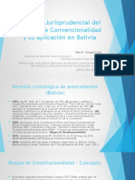Doctrina Jurisprudencial Del Control de Convencionalidad y Su Aplicación en Bolivia