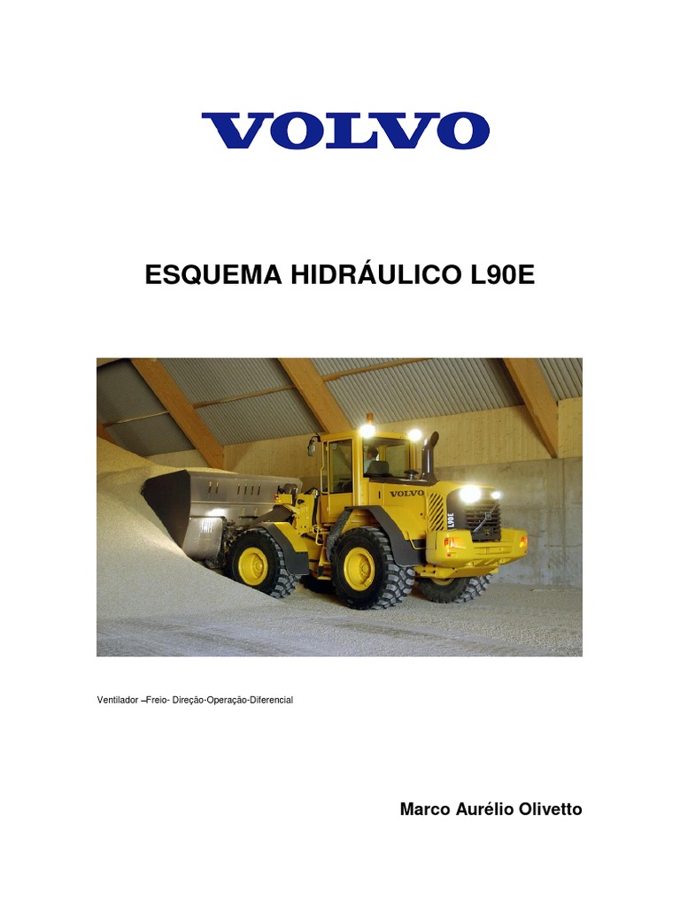 Esquema Hidráulico do Volvo L90E | PDF | Pump | Piston