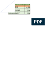 Tasa Efectiva A Nominal