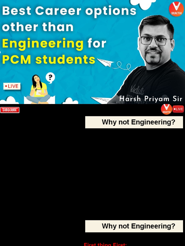 Best Career Options For PCM Students Other Than Engineering | PDF