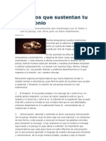 Principios Que Sustentan El Matrimonio