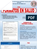 Formatos médicos y de salud