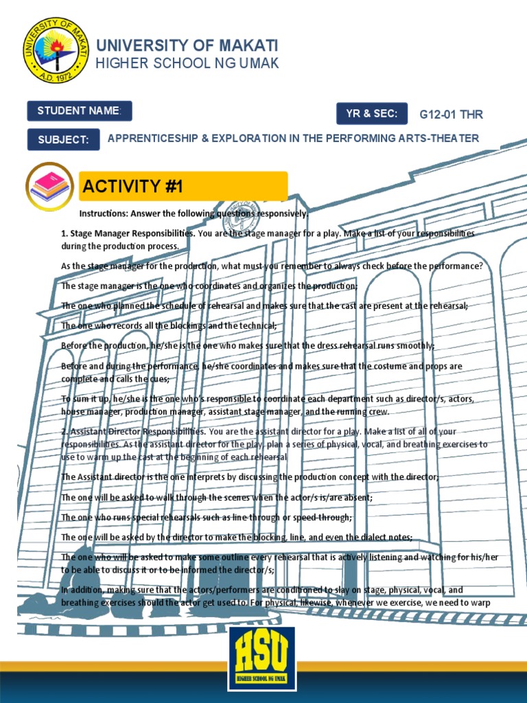 Apprenticeship Activity1 PDF Singing Cognitive Psychology