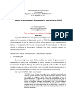 Análise da Gestão da Manutenção com FMDS