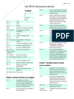 Microsoft Excel Raccourcis Clavier