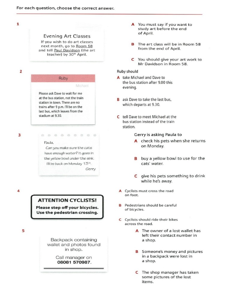 Reading Test 12 | PDF