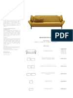 Tear - Sheet - Bed Settee With 2 Arms