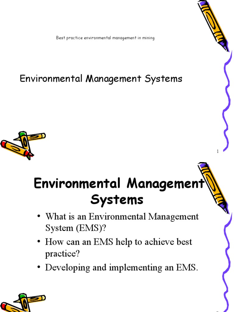 Environmental Management Systems PDF Natural Environment Economies