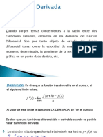 Introducción al cálculo diferencial