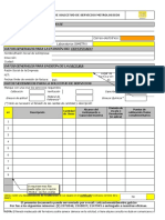 Formulario de Solicitud de Servicios V.5