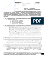 Taller IV Investigacion de Planta de Tratamientos