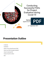 Conducting FGDs During Covid-Sept 2021