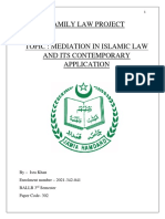 Mediation in Islamic Law: A Concise Look