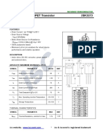 High-Power N-Channel MOSFET Transistor with 70A Drain Current and 6.5mΩ RDS(on