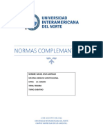 Normas Complemantarias Semana 13