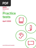 Aptis General Practice Tests