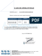 Certif Operat #036 Filtro Pulmon Clenco