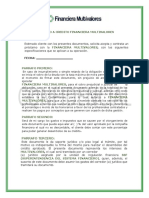 Contrato Legal A Credito Financiera Multivalores