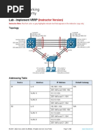 15.1.4 Lab - Implement VRRP - ILM