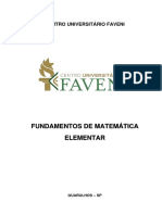 Apostila Fundamentos de Matemática Elementar