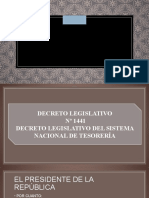 Decreto Legislativo del Sistema Nacional de Tesorería