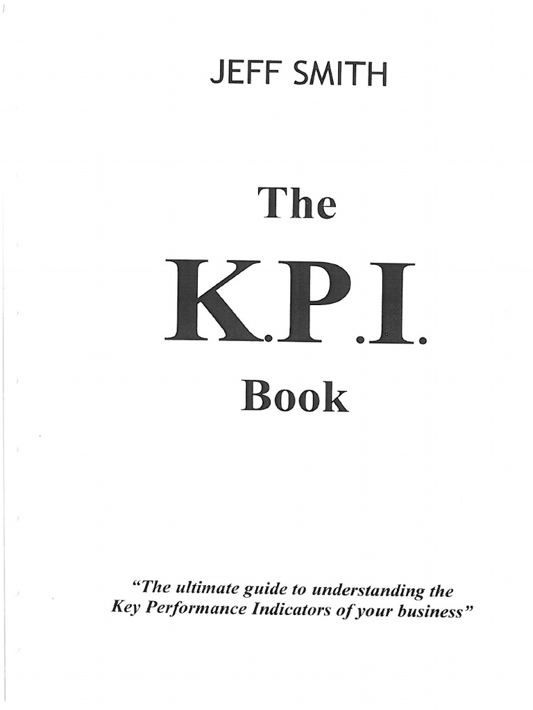 KPI Book Guide | PDF