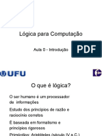 Introdução à Lógica para Computação