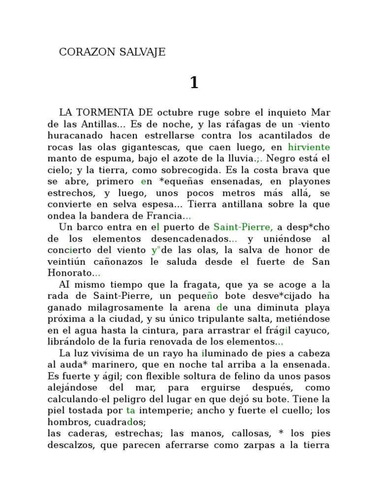 Corazon Salvaje | PDF | Novela negra, policíaca y suspenso | Libros para  adolescentes, image size:768x1024