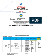 JURNAL HARIAN KURIKULUM MERDEKA MAPEL PPKN KELAS 1