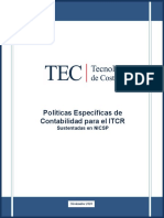 Políticas Específicas de Contabilidad para El ITCR: Sustentadas en NICSP