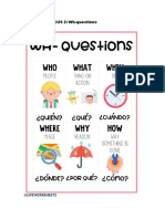 Wh-questions practice with verb to be