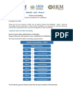 Srmjeee Phase Three 2022 Steps For Online Counseling