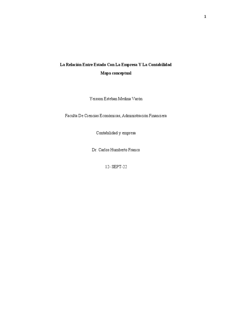 Contabilidad y Empresa Esteban - Mapa Conceptual-12 | PDF ...