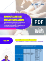 Jornadas de Recuperación