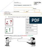 Evaluación Lenguaje N 3