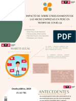 Impacto de Sobre Endeudamiento de Las Micro Empresas en Perú en Tiempo de Covid-19