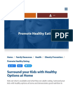 Promote Healthy Eating - Obesity Prevention - Health - National PTA